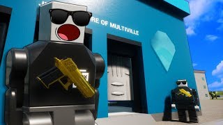 Jewelry Heist Goes Wrong in Lego City! - Brick Rigs Multiplayer Roleplay