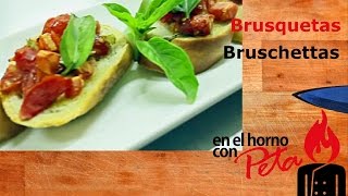Brusquetas fáciles y rápidas - Receta práctica