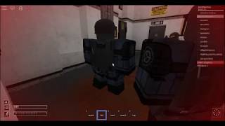 Roblox|S.C.P. Site-19 Roleplay| Patrolling As NTF| Tactics are good :)