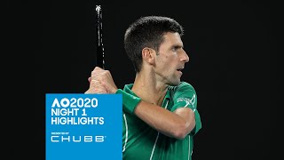 Novak and Barty get their campaigns rolling | Australian Open 2020 Day 1