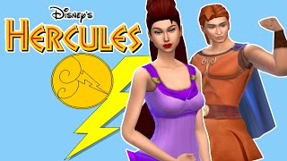Sims 4 CAS | Hercules and Megara | [Disney]
