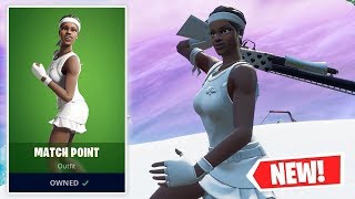 NEW MATCH POINT Skin Gameplay in Fortnite!