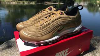 Nike Air Max 97 OG QS | Metallic Gold | On Feet