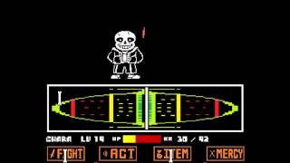 Undertale Genocide: Sans battle  (No deaths)