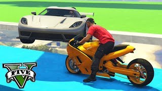 GTA V Online: MOTO HAKUCHOU vs SUPER CARROS - MITEI MUITO!!!
