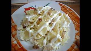 Галушки с творогом и салом. Обожаю.