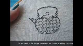 Blackwork embroidery. A step by step guide