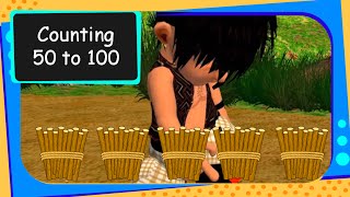 Maths - Learn to Count 50 to 100 with Ones and Tens - English