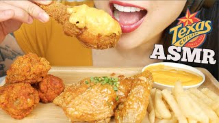 ASMR TEXAS FRIED CHICKEN *EXTREME SPICY + CHEESE SAUCE (EATING SOUNDS) NO TALKING | SAS-ASMR