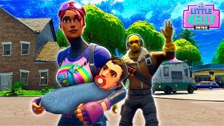 LITTLE KELLY AND RAPTOR HAVE A BABY Part 2- Fortnite Short Film