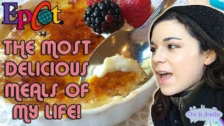 FRENCH, MOROCCAN AND NORWEGIAN HOLIDAY FOOD AT EPCOT FOR VLOGMAS! (+BOBA?!)