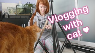 VLOG ★ Fixing up our tripod and CAT!