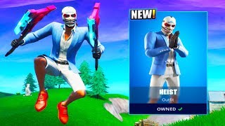 The New HEIST SKIN GAMEPLAY in Fortnite..