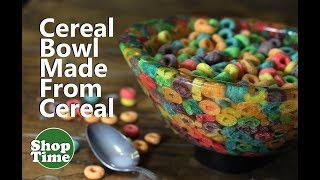 Cereal Bowl Made From Cereal  |  Dipit #21 Froot Loops Bowl!