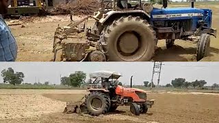 Rotavater Demo Kubota vs Holland