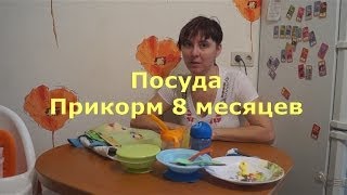 Посуда для ребенка Цикл 8 месяцев прикорм