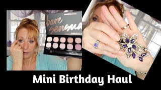 Birthday Mini Haul | Eye Shadow Palette | Mature Beauty | Sixty Plus