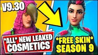 *ALL* Fortnite v9.30 LEAKED SKINS & FREE BATTLE PASS SKIN LEAKED (SEASON 9 UTOPIA SKIN)