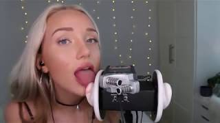 ASMR MOUTH SOUNDS WET *SEXY* Ear Licking, Ear eating, & Sucking!! GwenGwiz