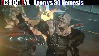 RE2 Leon vs 30 Nemesis - Road to Resident Evil 3 Remake (RE3 Remake)