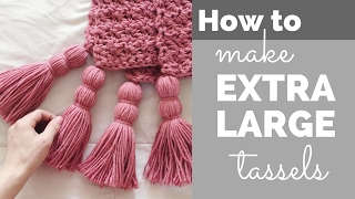 How to Make Extra Large Tassels for a Blanket