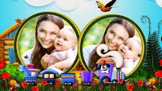 Детский проект для Proshow Producer "Паровоз Букашка"