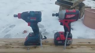 MILWAUKEE BRUSHLESS VS BOSCH FREAK 2 !!