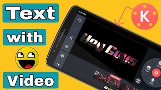 Cool text with video effect by Kinemaster pro video editor