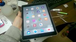 ремонт ipad air ( отклеился тачскрин Ремонтируем сами)
