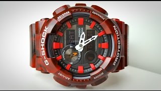 Обзор и настройка Casio G-Shock GAX-100MB-4A (Review and setting)