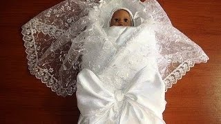 Летний конверт на выписку новорожденного для девочек и мальчиков