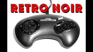 SEGA GENESIS GAMEPAD 1650 Retro Noir