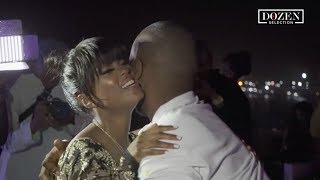 VANESSA MDEE ALENGWA NA MACHOZI WAKATI AKIIMBA MOYO JUKWAANI