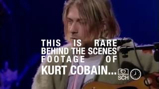 Kurt Cobain Nirvana behind the scenes of MTV Unplugged performance 1993 | SCH TimeMachine