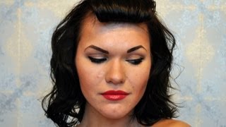 Макияж в стиле Bettie Page