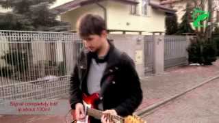 Shure GLXD16 - digital wireless guitar system - DEMO, RANGE TEST
