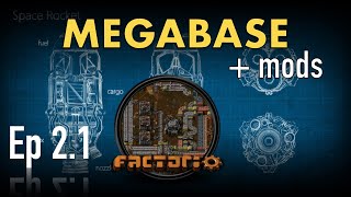 Ep 2.1  Запись стрима, только для фанатов!   Factorio Мегабаза с модами Angels и Bob