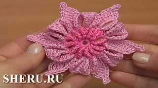 Цветок в технике ирландского кружева Урок 18
