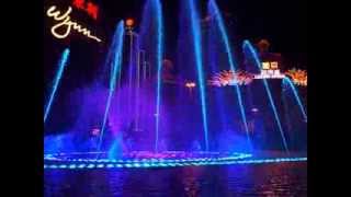 Fountain show at Wynn, Macau - 月亮代表我的心