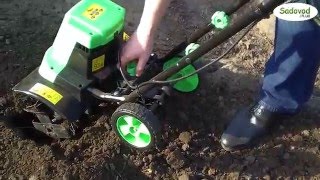 Электрокультиватор Кентавр КЭ-1400 Р в работе