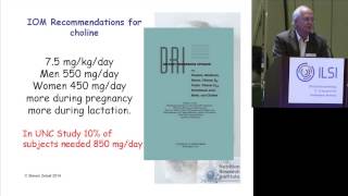ILSI NA: Nutrigenomics, Dietary Requirements and Personalized Nutrition - Steve Zeisel, MD, PhD