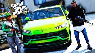 GTA 5 MOD VITA DA GANGSTER : RAPINA IN BANCA CON LA LAMBORGHINI URUS #86