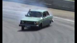 Volvo 240 turbo drift @ Gatebil  Mantorp 2009-06-28 drifting