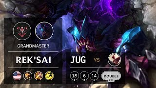 Rek'Sai Jungle vs Lee Sin - NA Grandmaster Patch 9.9