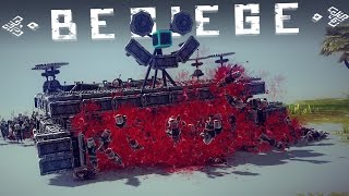 Besiege Best Creations - Mechanical Scorpion, EPIC Tanks, Smiley Meat Grinder