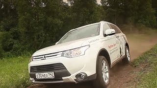 Тест-драйв MMC Outlander 2014 на бездорожье