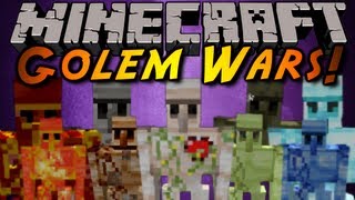 Minecraft Mod Showcase : GOLEM WARS!