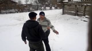 Прикол Пьяная разборка в селе драка Просто треш (приколы)2019