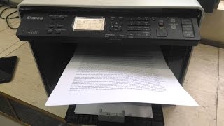 Print Speed Testing of Canon MF4820D Multi function Printer Single & Duplex