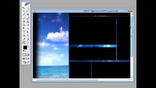 فوتوشوب - شرح تصميم خلفية يوتيوب إحترافية | Background Youtube